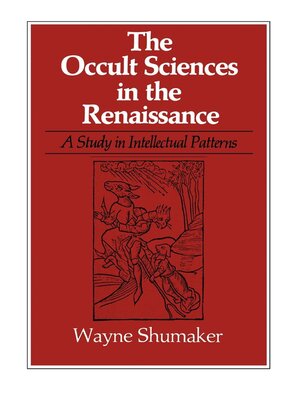 cover image of The Occult Sciences in the Renaissance
